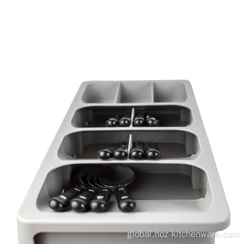 Flatware Drawer Organizer Expandable Double Cutlery Utensil and Gadget Organiser Factory